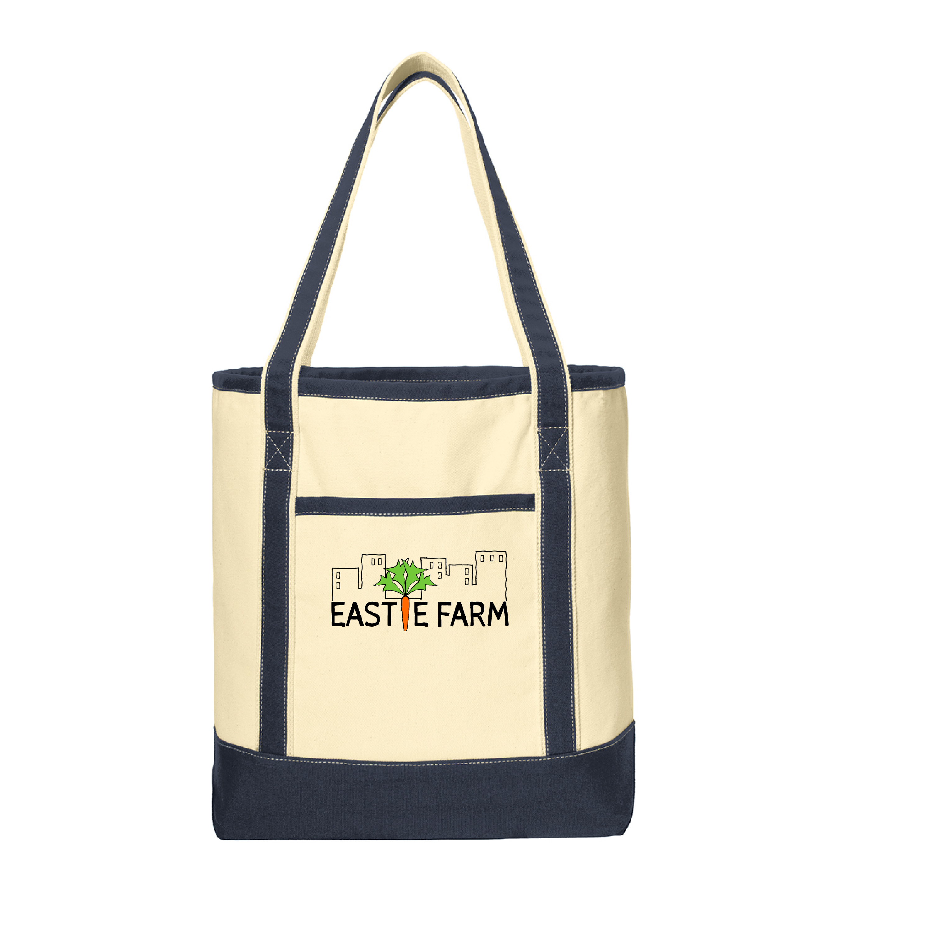 Eastie Farm BG413 Port Authority® Large Cotton Canvas Boat Tote